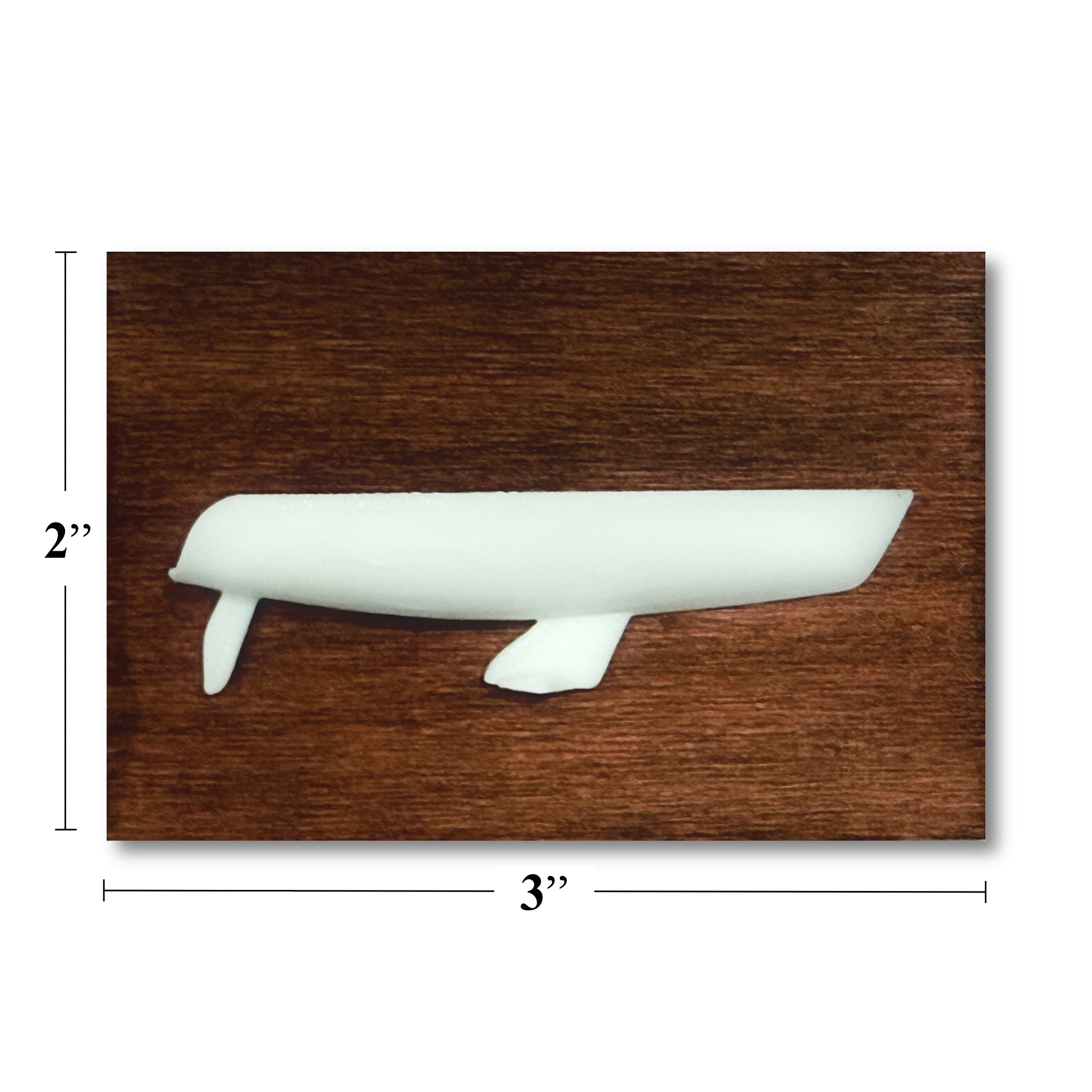 Catalina 320 Sailboat Mini Half Hull 3D Printed Ornament or Magnet
