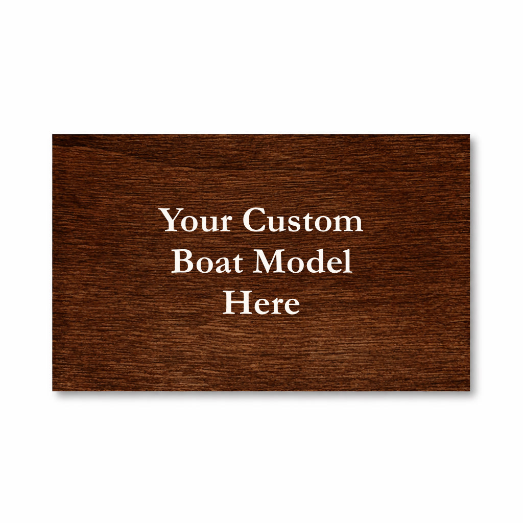 Custom Boat Mini Half Hull 3D Printed Ornament or Magnet