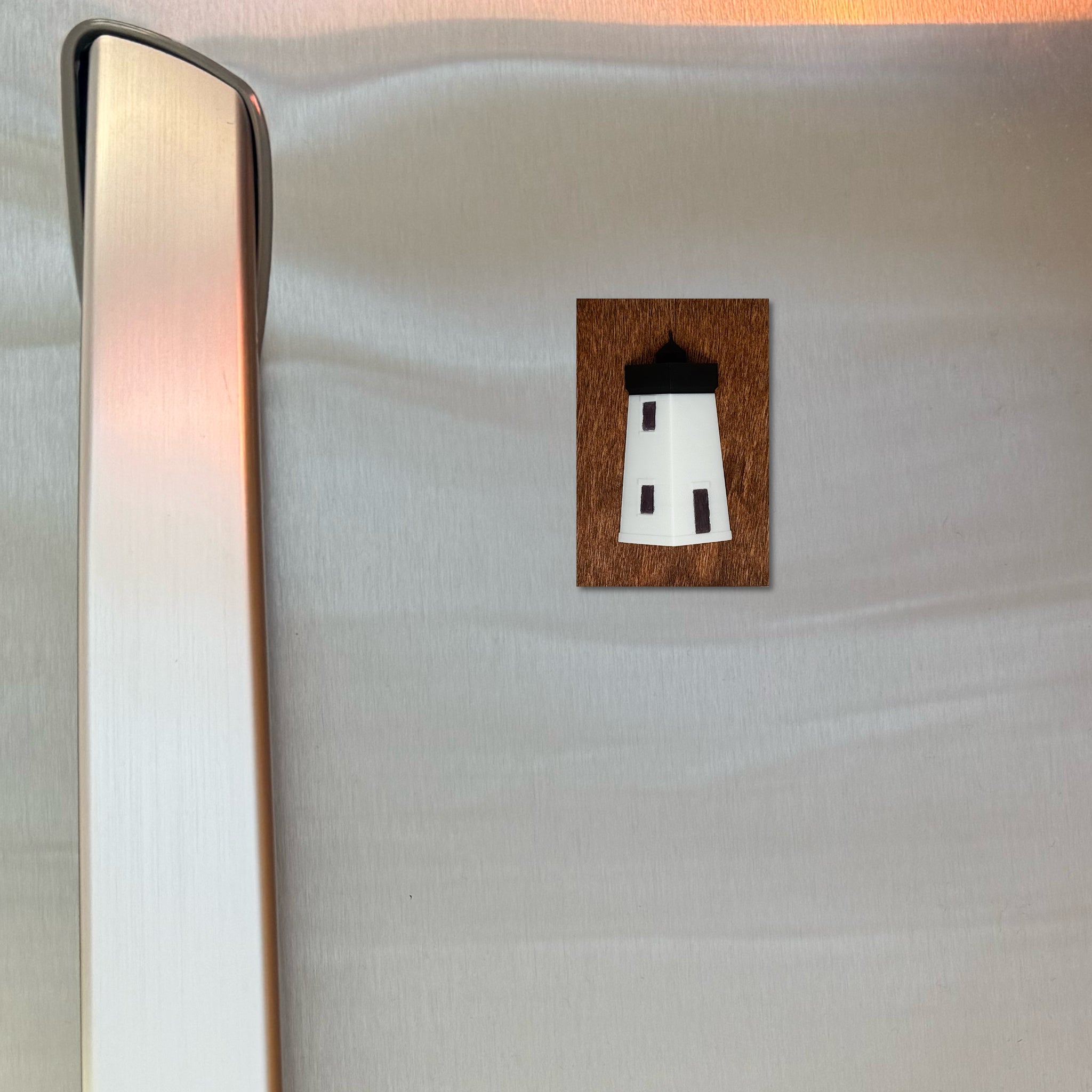 Long Point Lighthouse Mini 3D Printed Ornament or Magnet