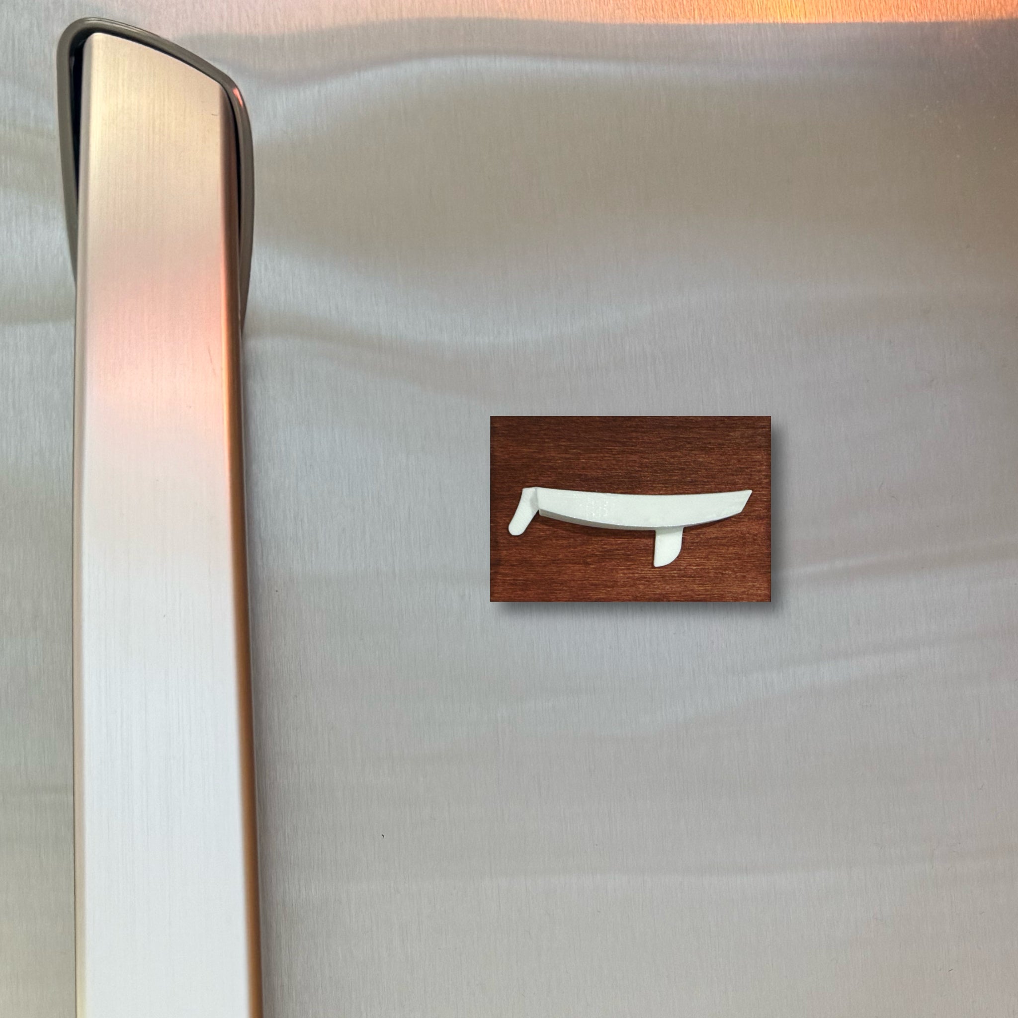Optimist Opti Sailboat Mini Half Hull 3D Printed Ornament or Magnet